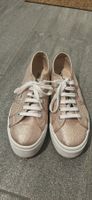 Superga 2790 Plateau-Sneakers in Metallic Roségold