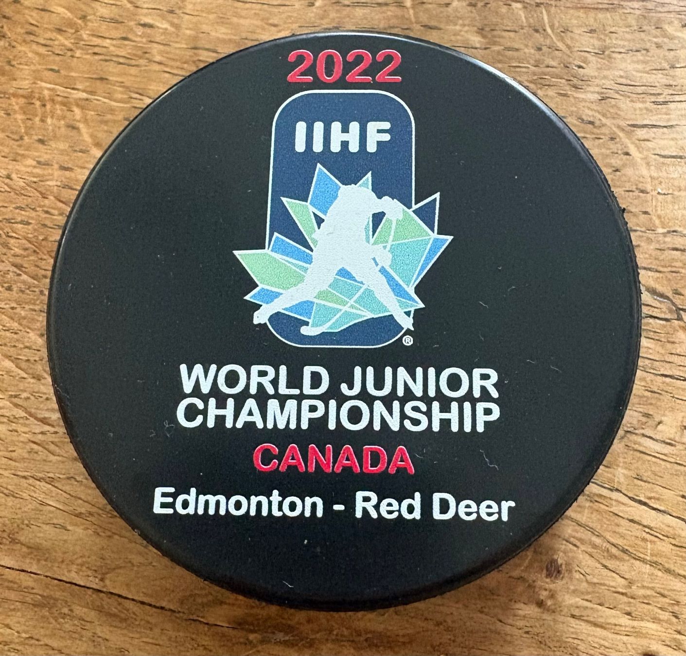 Palloni: Puck / WM 2022 / Canada U-20 / Edmonton & Red Deer – Nuovo (secondo la descrizione) da Halten venduto da fitzgerald1982