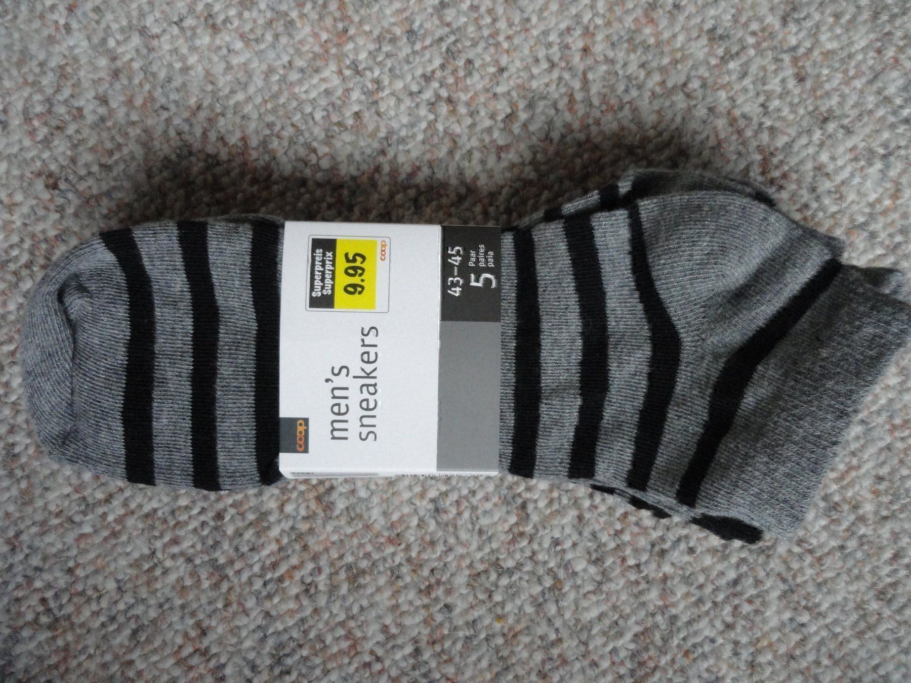 Calze per bambini: 5 Paar Sneaker Socken 43-45 neu – Nuovo e nell'imballaggio originale da Ins venduto da Baj 1