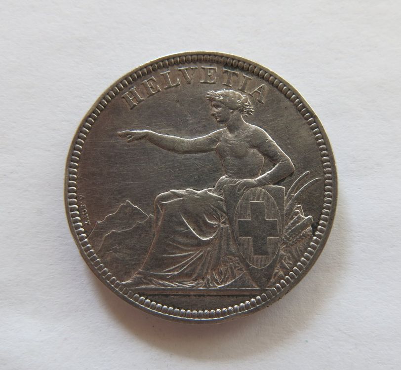 Suisse 5 Francs 1874 B Bern Kaufen auf Ricardo