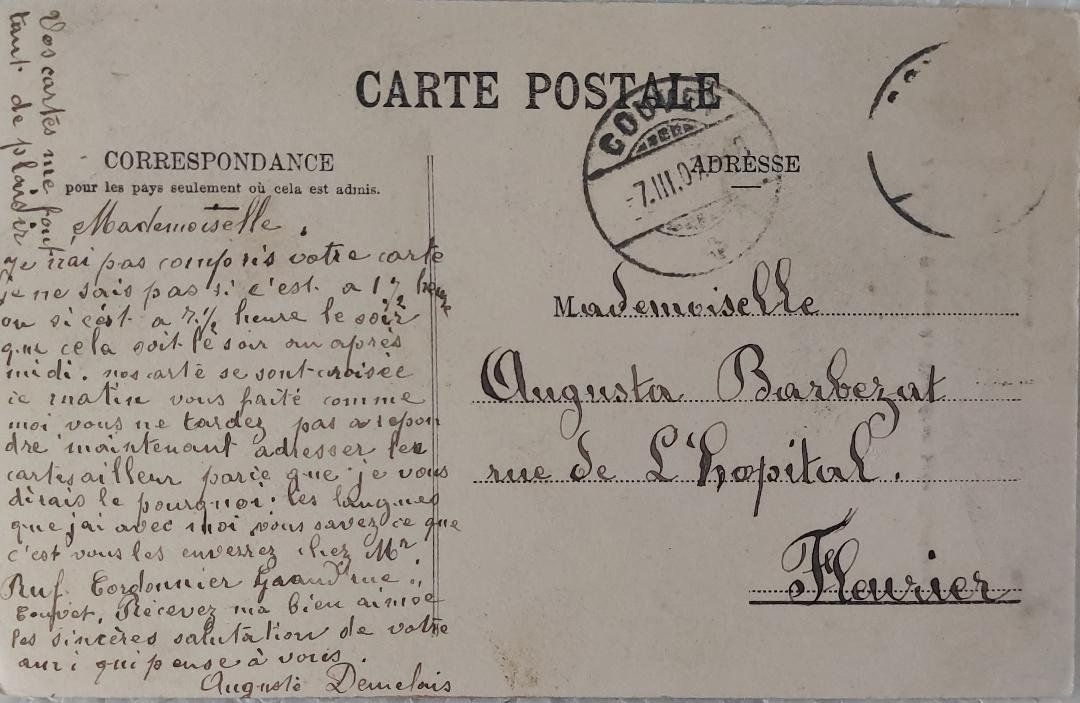 Cartoline postali: MONTREUX  -  Gorge de Chaudron  -  1907 – Usato da Delémont venduto da Domdom1 1
