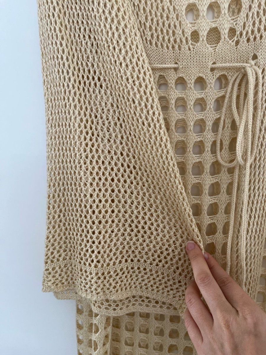Vestiti: Strickkleid One Size, Farbe beige – Nuovo e nell'imballaggio originale da Triesen venduto da dardaleni 6
