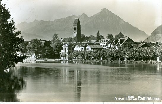 Cartoline postali: Unterseen + 1956 – Usato da Emmenbrücke venduto da teestube