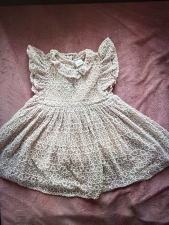Salmon color baby dress