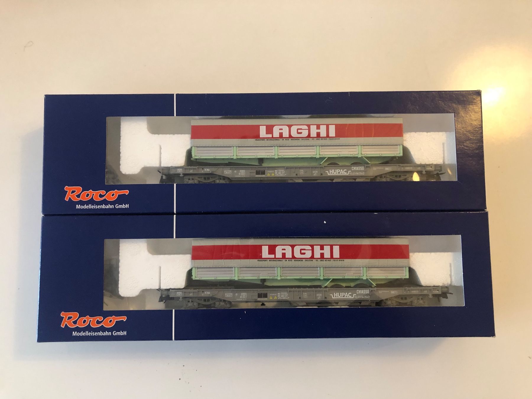 Roco 66710 (2er Set)Wagen LAGHI (NEU) (Neu (gemäss Beschreibung)) in ...
