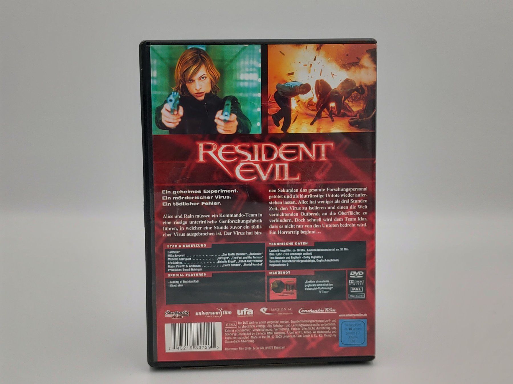 Tutti i DVDs: RESIDENT EVIL - Versand A-Post nur CHF 2.50! – Usato da Siblingen venduto da goodprice24 1