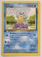 Schiggy 1. Edition 63/102 🌊 Pokémon Basis-Set 1999 DE