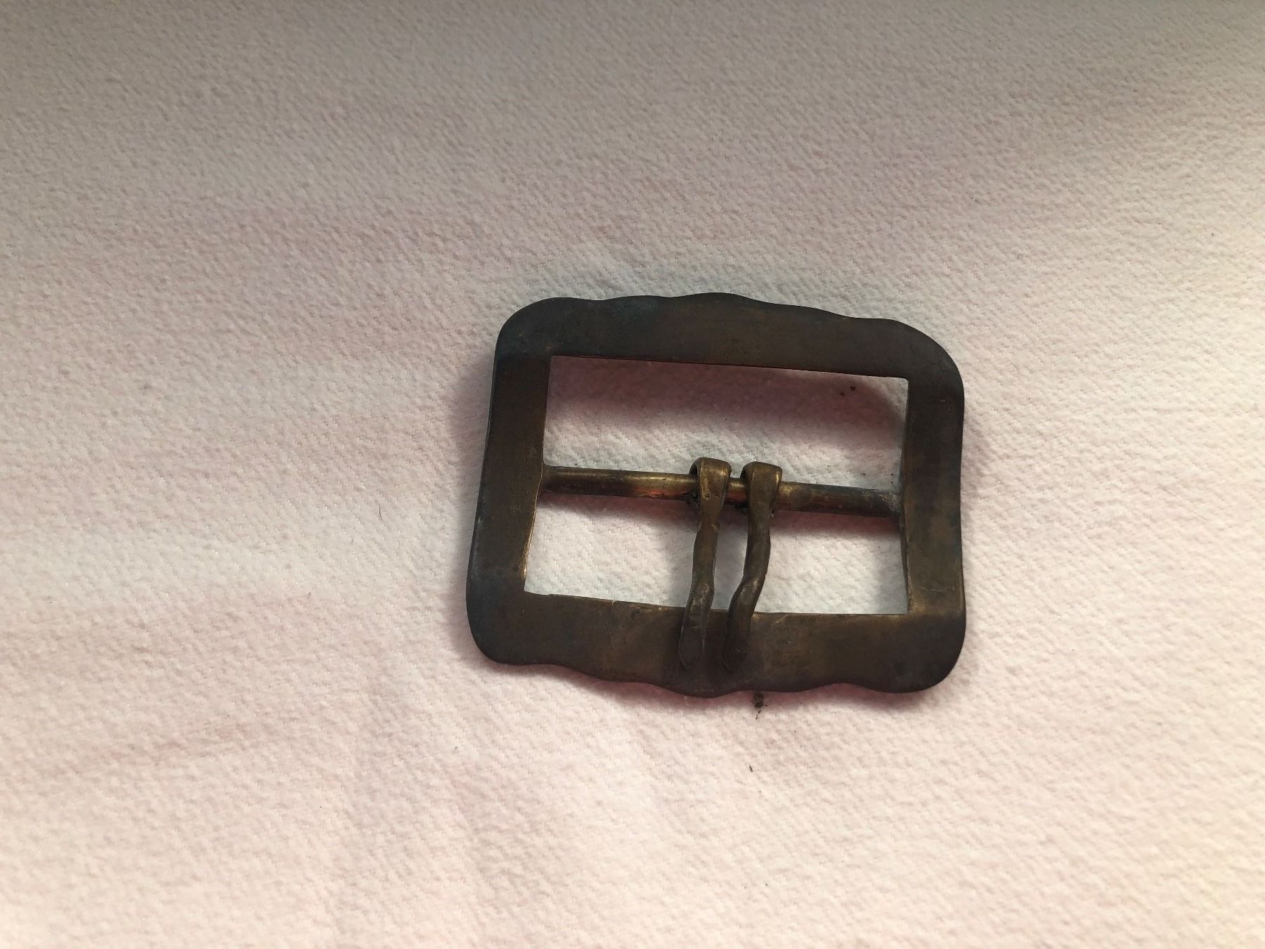 Campanacci mucche: Antike Riemenschnalle, Messing 8cm – Usato da Schübelbach venduto da Dolly990_2