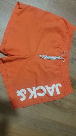 Herren Badehose Jack&Jones Gr L orange