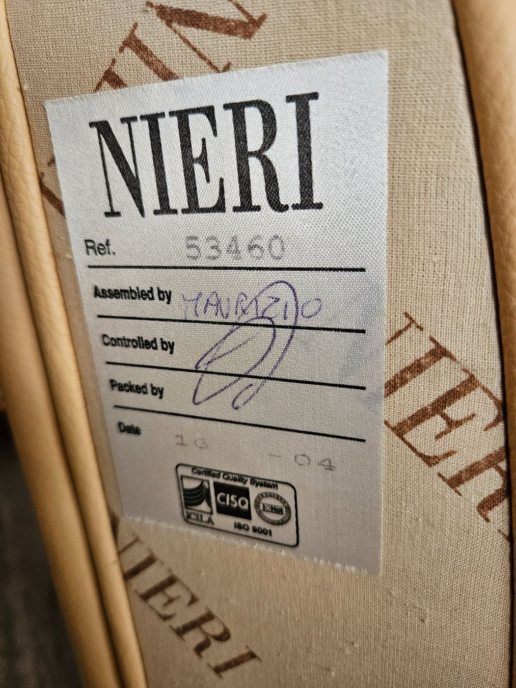 Divani: Ecksofa Leder beige mit Beistelltisch Nieri Planet – Nuovo (secondo la descrizione) da Oberstammheim venduto da Dachs28 6