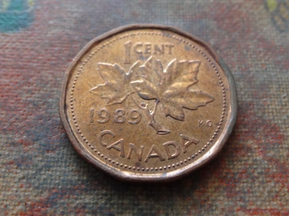 Alle Münzen: CANADA 1 Cent 1989 – Gebraucht aus Romanel-sur-Lausanne von Swift13