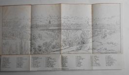 F.N.König. Panorama von Bern... 1858. Selten.