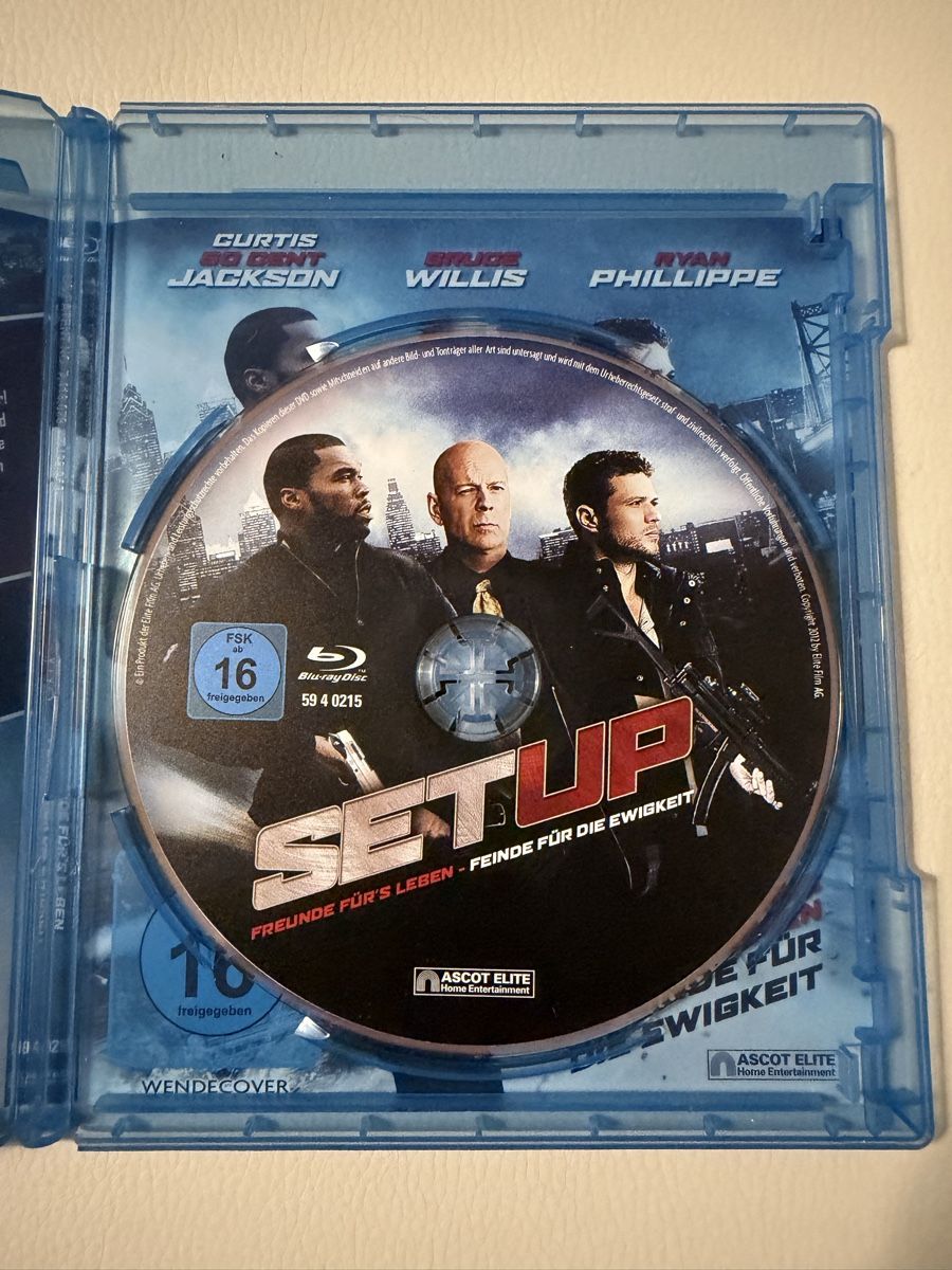Tutti i DVDs: Blu-ray Film Setup mit Bruce Willis  – Usato da Rorschach venduto da mar_nl6c 1