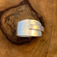 Silberring Nordlicht Gr.66