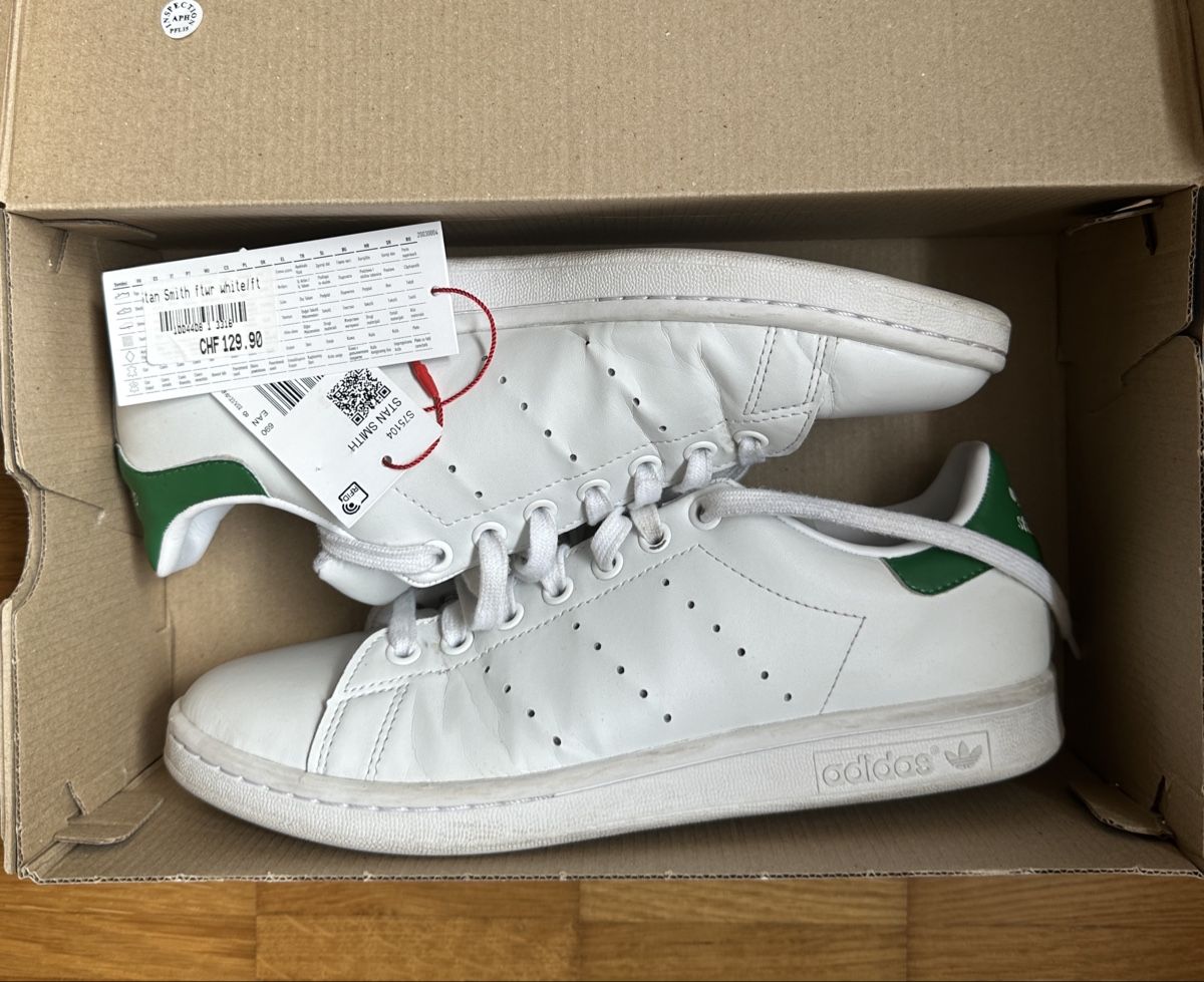 Adidas Scarpe da uomo: Adidas Stan smith Schuhe G 41.5 – Usato da Maienfeld venduto da tobeyl2020