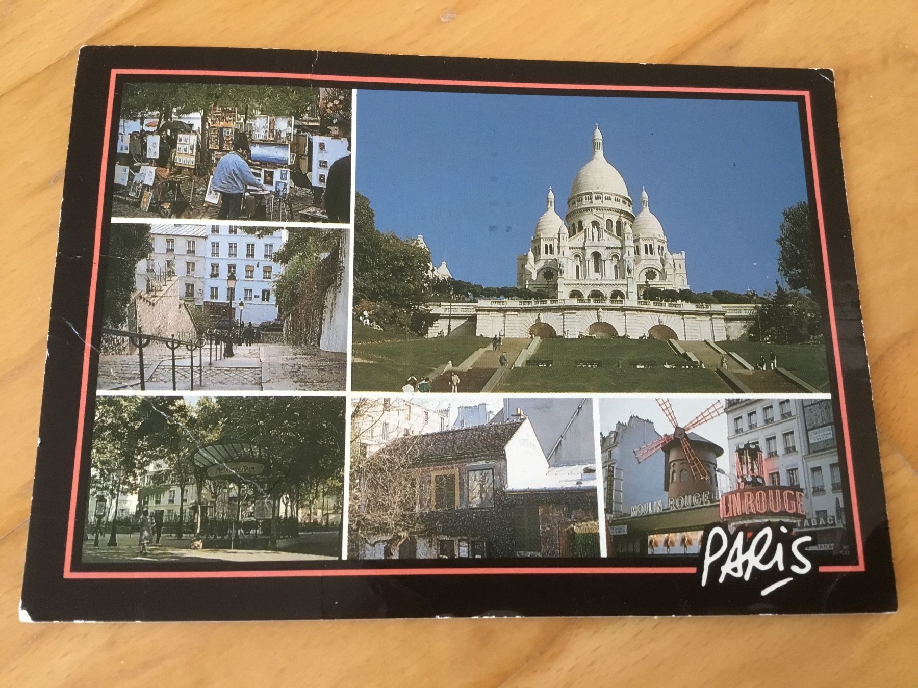 Cartoline postali: Paris Ansichtskarte, Sacré-Cœur, 1992 – Usato da Kerzers venduto da Georges3210