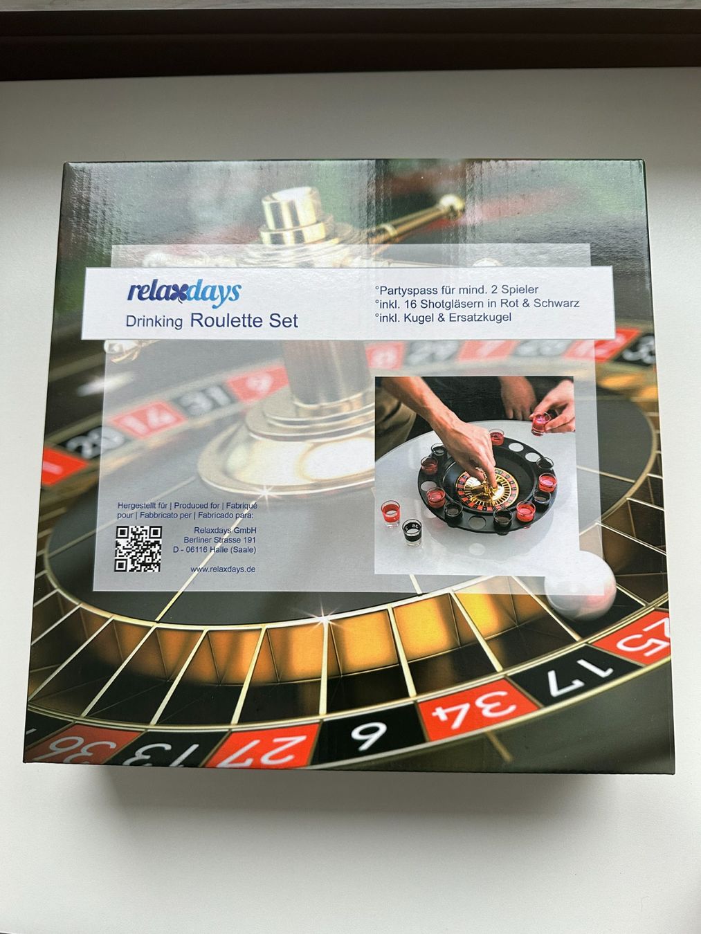 Giochi: Drinking roulette – Nuovo e nell'imballaggio originale da Zürich venduto da JulesZHW