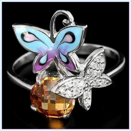 Ringe: ♛ Ring & Ohrringe Email 925 Silber – Neu und originalverpackt aus Oberglatt ZH von Hot-Spot 2