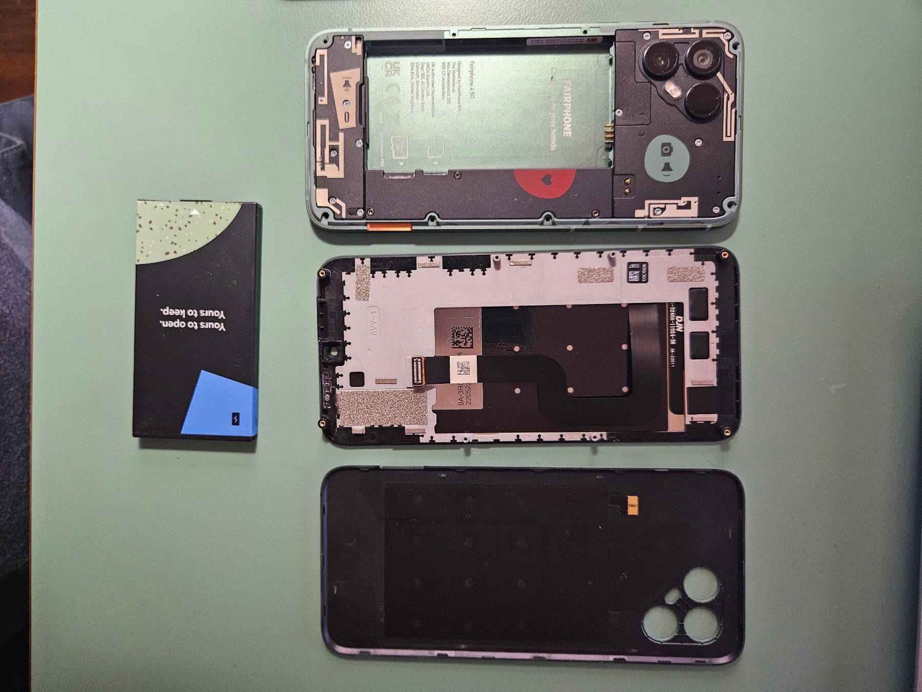 Fairphone Telefoni cellulari / Smartphones: Fairphone 4 5G Ersatzteile – Difettoso da Winterthur venduto da Chamois03