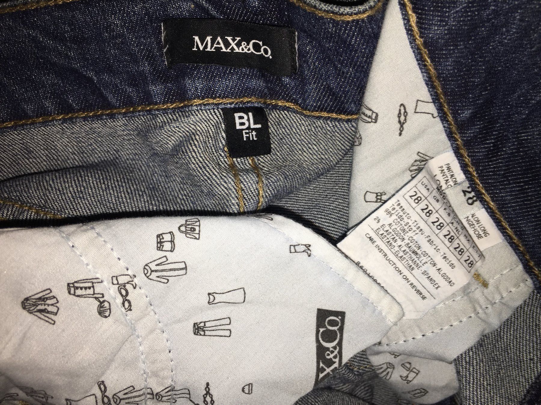 Jeans: Jeans MAX&CO   Taille/Grosse 28    Model Flaire – D'occasion à Cossonay-ville par Super-Price-Quality 8