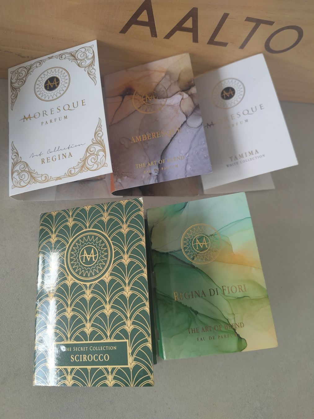 Initio Parfum & Eau de Toilette: Moresque discovery 5x samples tamima Regina sirocco – Gebraucht aus Steinhausen von nwe_t8nj