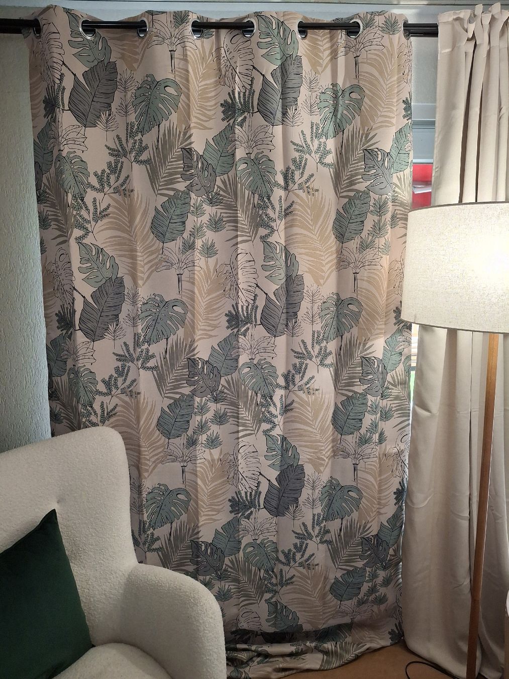 Vorhänge: 6x Vorhänge mit Dschungel-Motiv, neuwertig, 140x220cm Top! – Gebraucht aus Cham von Girasol3