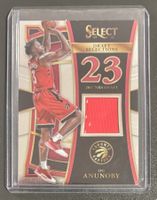 NBA OG Anunoby 2017 Select Game Used Jersey Rookie Knicks