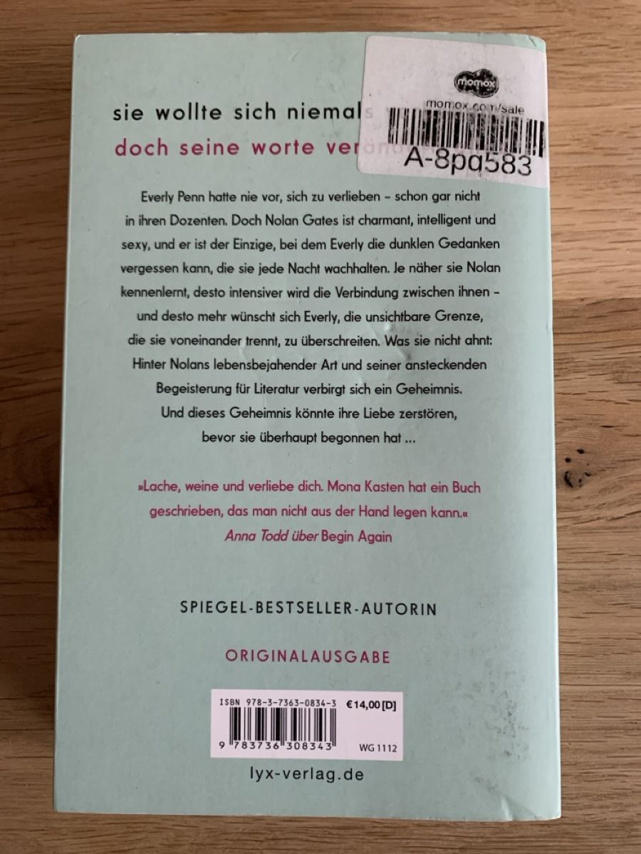 Bücher: Mona Kasten - Again-Bücher – Gebraucht aus Worb von vivia_ne 4