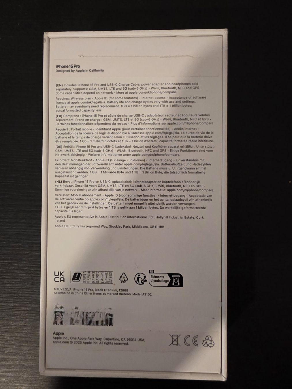 Apple Telefoni cellulari / Smartphones: Apple iPhone 15 Pro, Black Titanium, 128GB – Usato da Wetzikon ZH venduto da m7v_lh7n 3