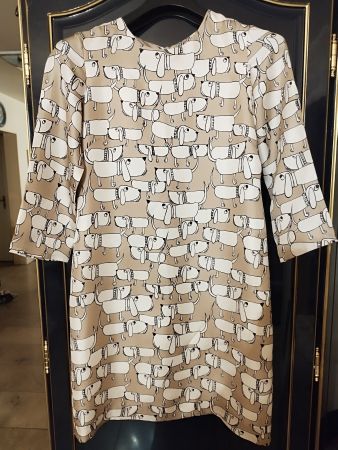 Kleid Damen gr 38 Neu 100% Silk.
