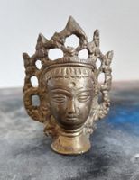 Bronzekopf tibetisch-buddhistische Göttin Tara. Indien/Tibet