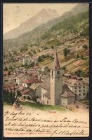 AK Salvan, Teilansicht mit Kirche, 1902
