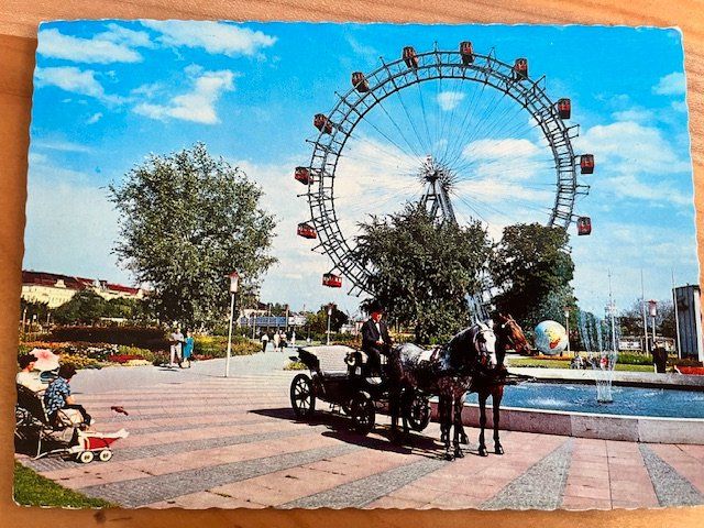 Cartoline postali: Wien - Prater - Riesenrad – Usato da Romanshorn venduto da Knut4