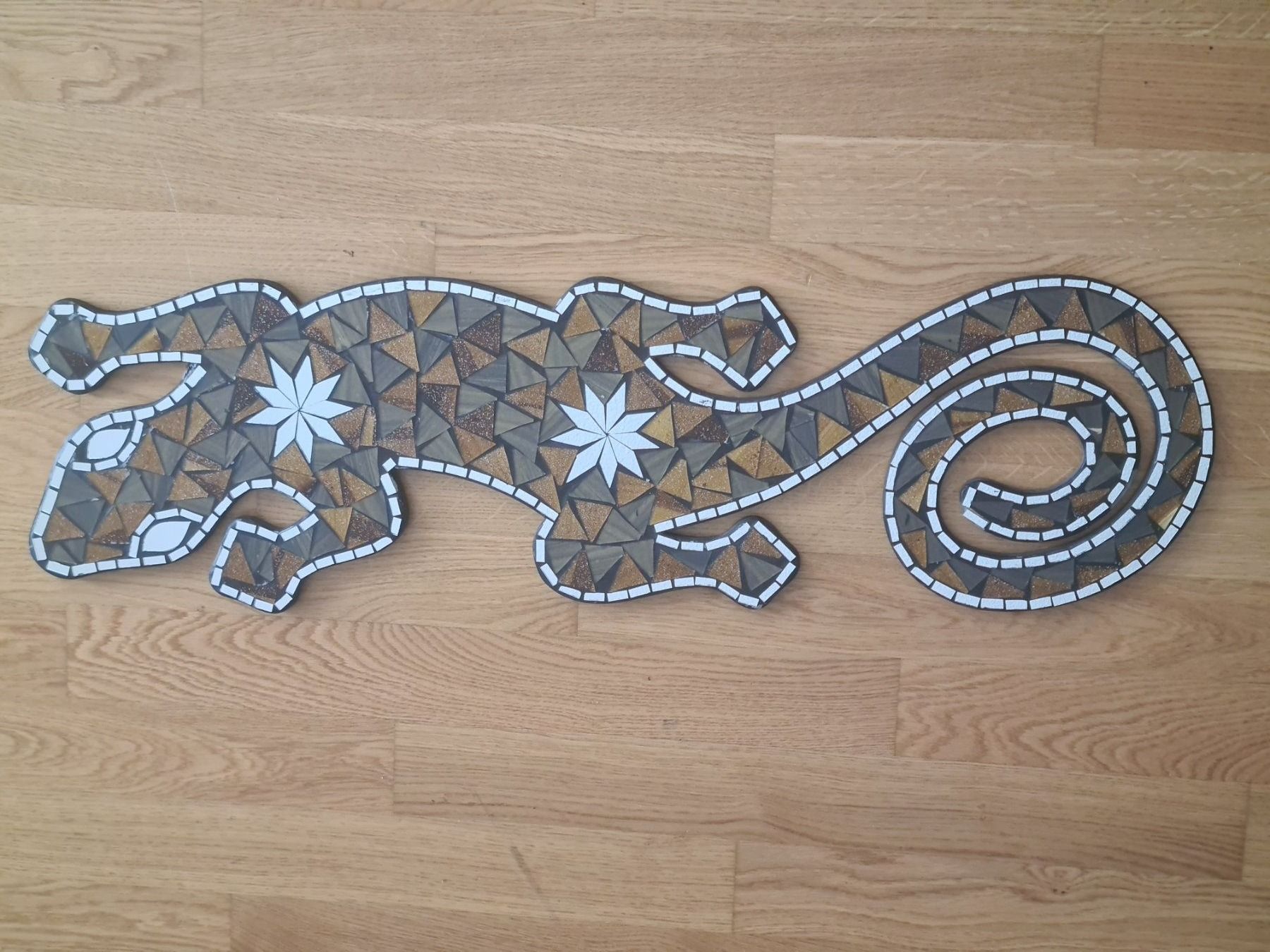 Tutte le decorazioni: Wunderschöne Gecko Wanddeko Mosaik – Usato da Münchenbuchsee venduto da La_piccola 9