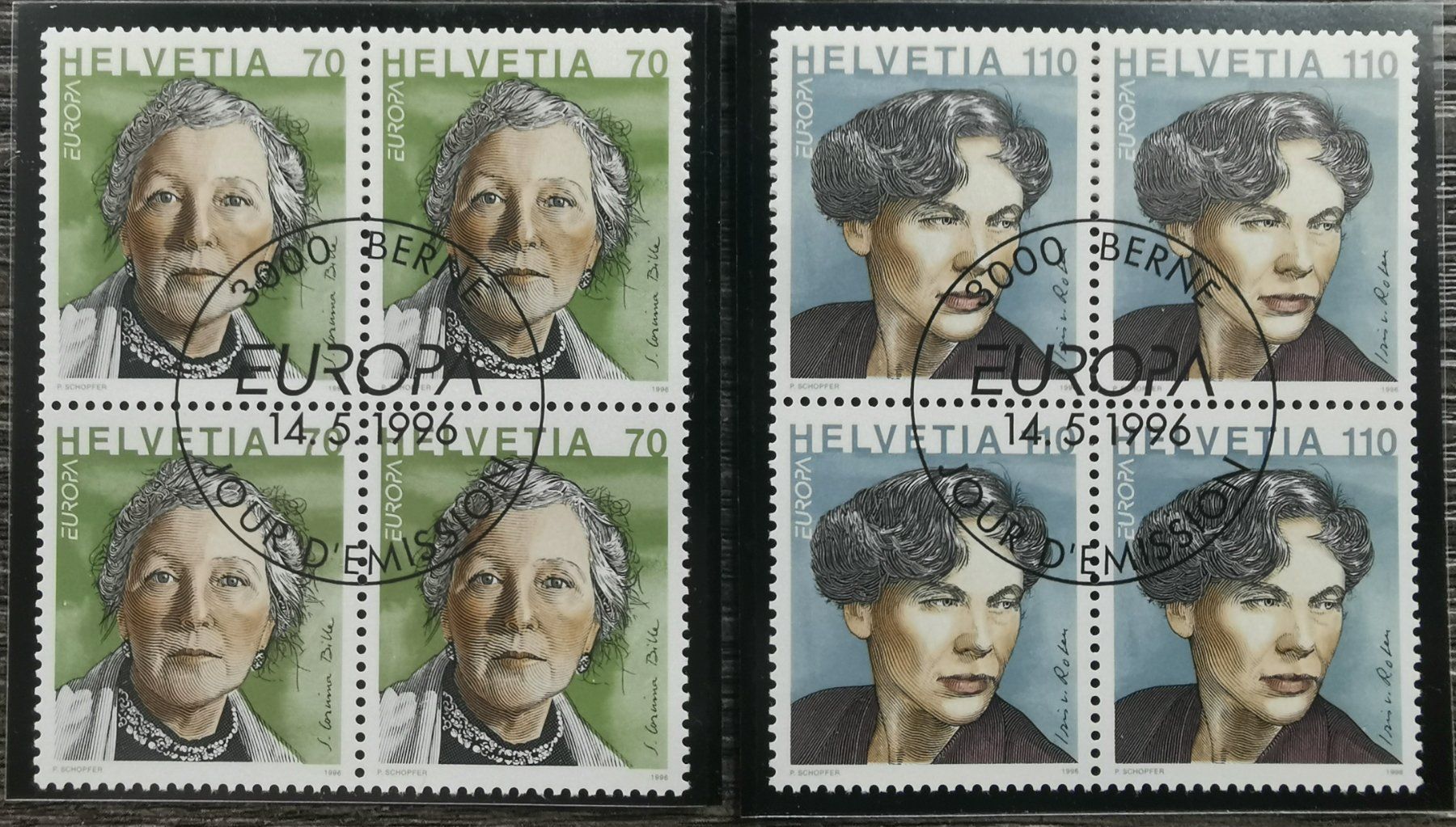 Tutti i francobolli: TR08 Timbre Suisse 1996 – Usato da Cousset venduto da Patrick_Collections