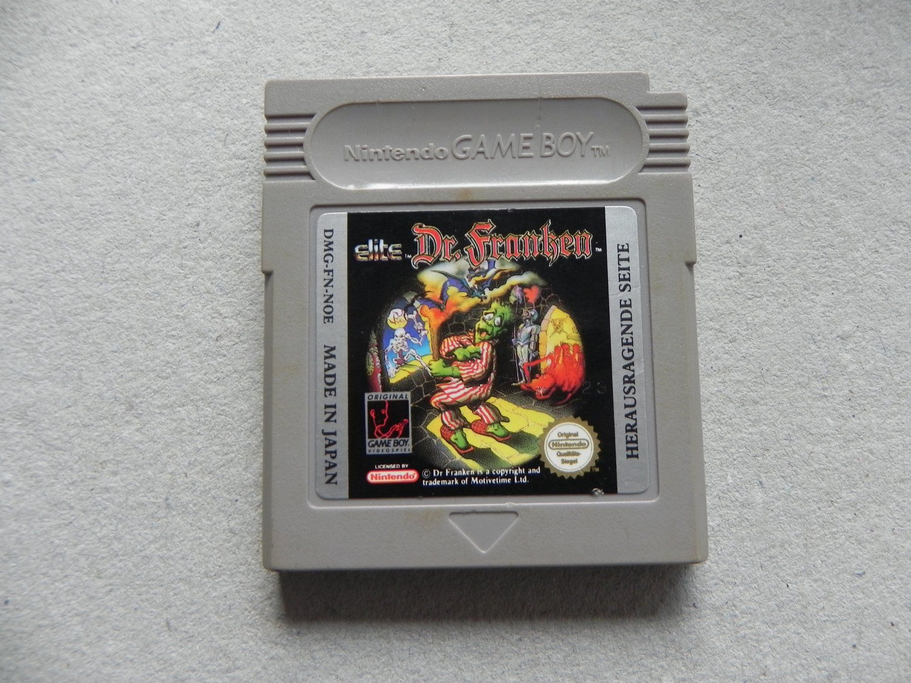 Nintendo Spiele: Nintendo Gameboy Game Boy Spiel Dr. Franken – Gebraucht aus Siebnen von krimsie