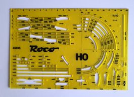 Roco N° 40008, 4570 S, Gleisplan-Zeichenschablonen, HO, 1:10