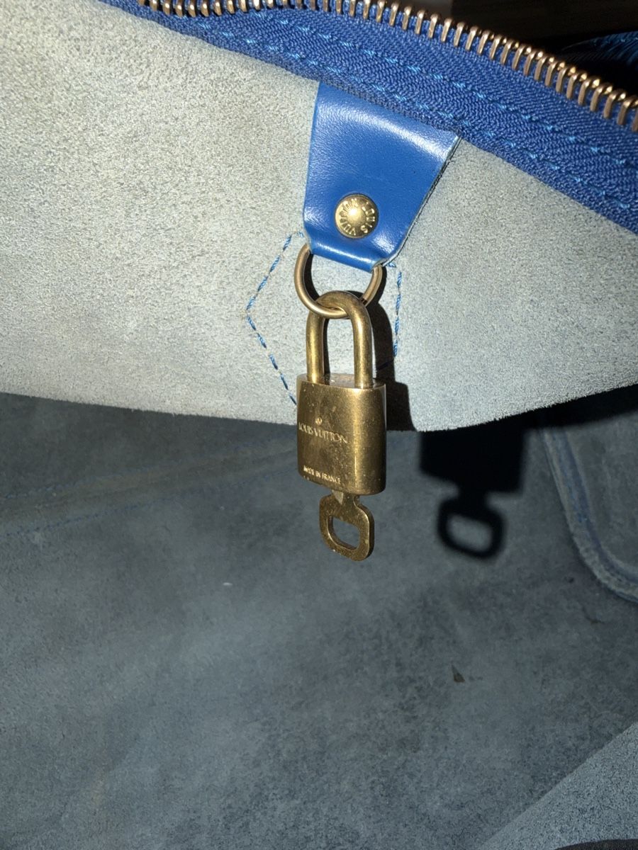 Louis Vuitton Borse: Louis Vuitton Blue Epi Leather Speedy 35 – Usato da Lauerz venduto da Kris1996 5