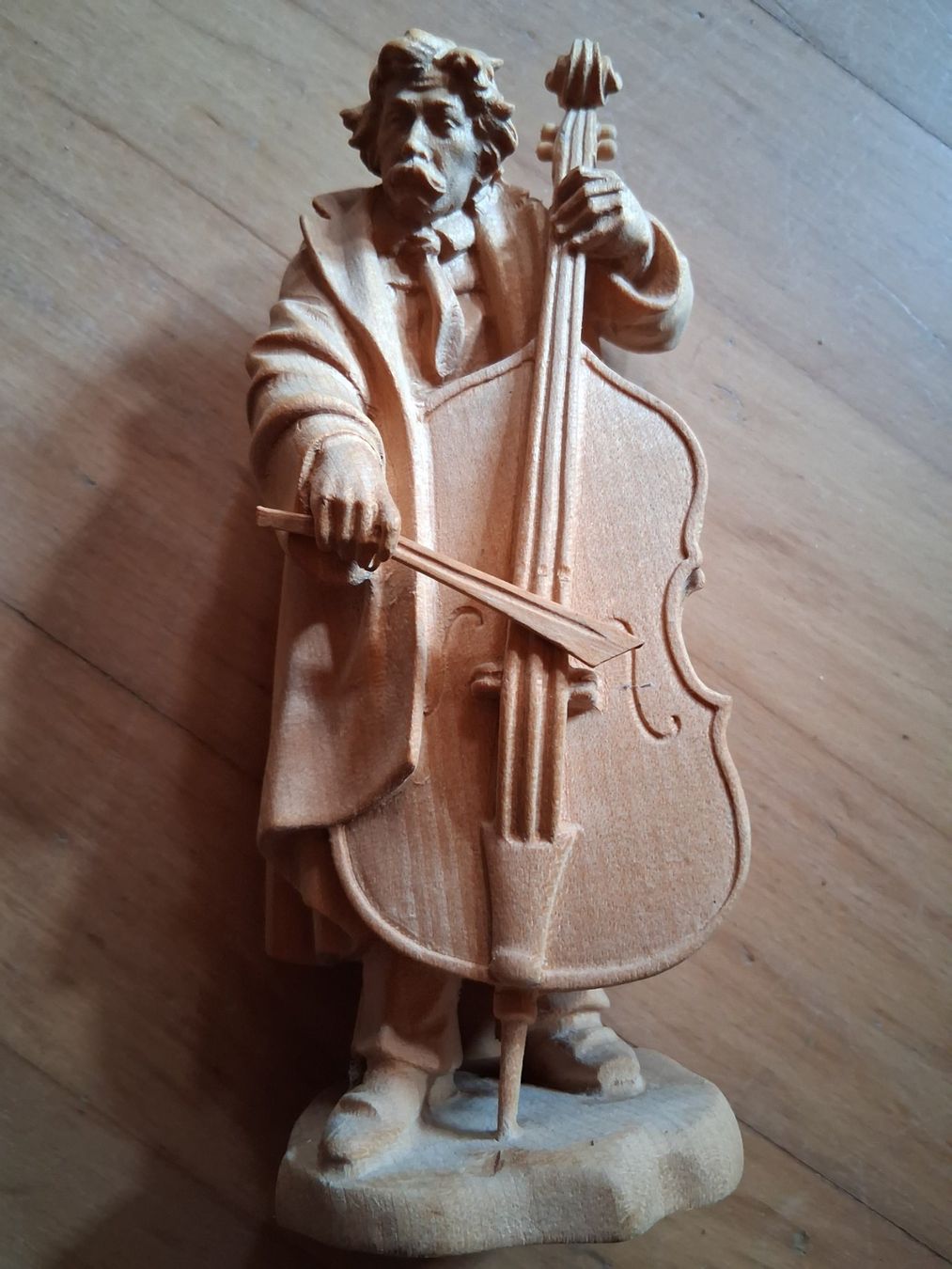 Figuren: Holzfigur Cellist 16cm hoch – Gebraucht aus Lengnau von robinie02 4
