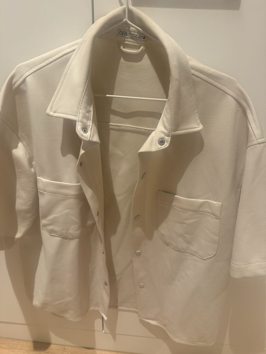 Zara Camicie: Zara Kurzarm Hemd Beige – Nuovo (secondo la descrizione) da Derendingen venduto da marco1698 2