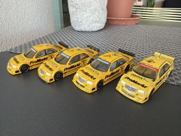 4x Mercedes C180 DTM - 1/43 - Minichamps