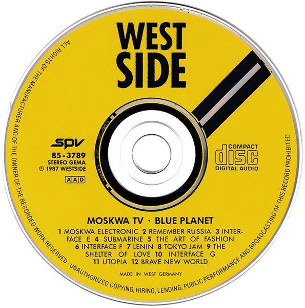 CD: Moskwa TV  BLUE PLANET Electronic Synth-Pop Techno CD – Usato da Kandergrund venduto da Sososo 2