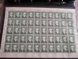 Pro Juventute 1943  feuille de 50 neufs** 350.--