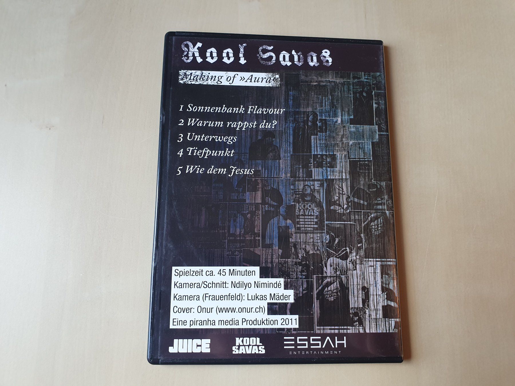 Tutti i DVDs: Kool Savas Making of Aura – Usato da Stansstad venduto da collectorsshop 1