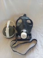 Masque à gaz noir avec filtre, taille M