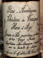 Bas Armagnac Hors d'Age, Château du Tariquet, Rarität!