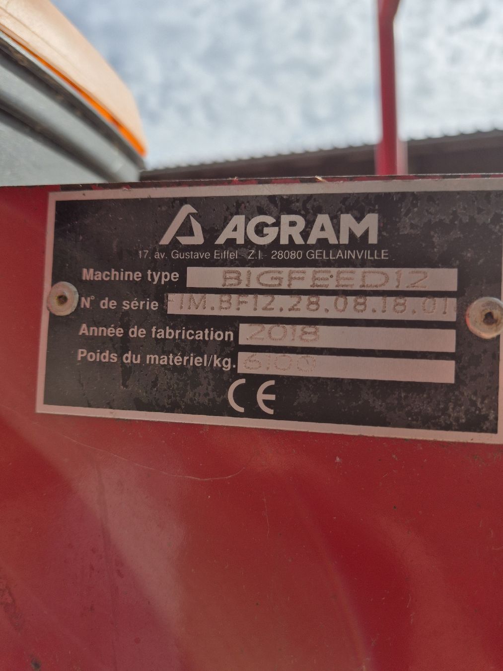 Tutte le macchine: Mélangeuse Agram 12m³ – Usato da Monible venduto da Christophsommer26 2
