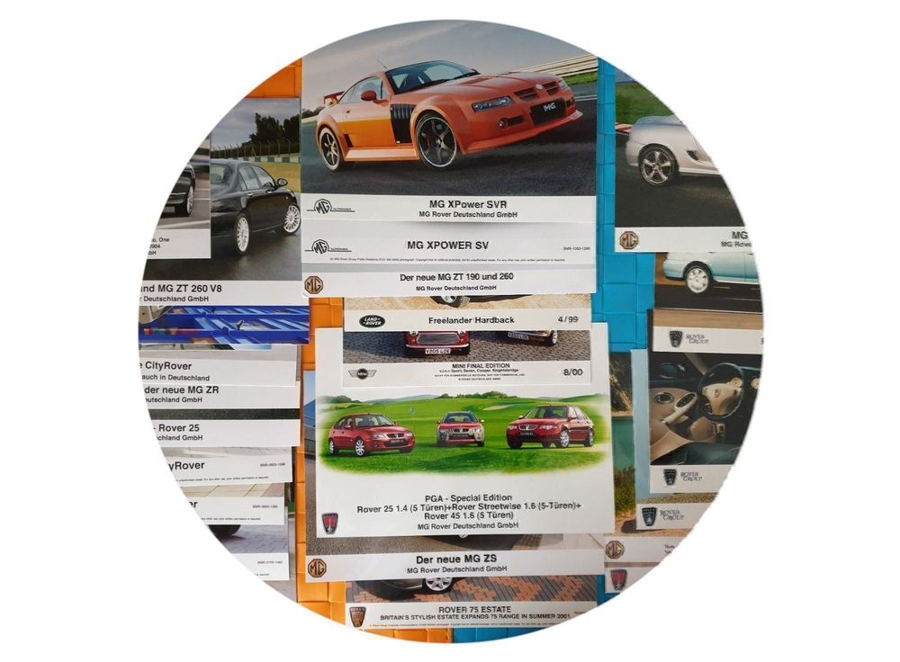 Revues & Magazines: MG ROVER - Archiv / Pressemappe /Bilder / Prospekt – D'occasion à Viganello par CARLiteratur