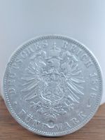5 Mark Deutsches Reich 1876 A Preussen Wilhelm I Silbermünze