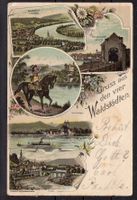 Gruss von den vier Waldstädten 1899, ʘ Laufenburg+Pontresina